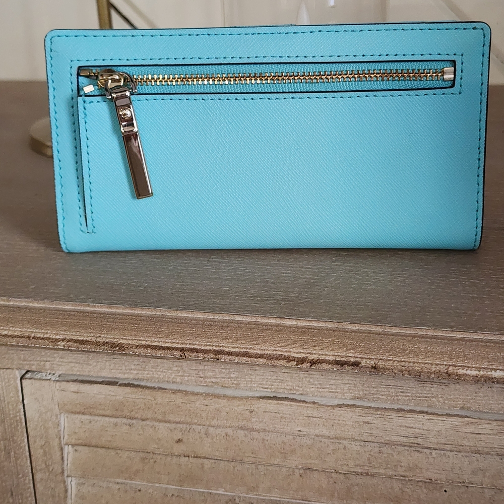 Kate Spade Blue Wallet - Picture 3 of 3